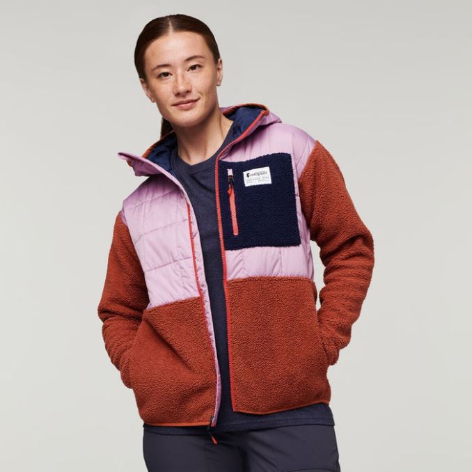 Chaqueta Híbrida Trico Cotopaxi De Cardo Especia Caliente Mujer
