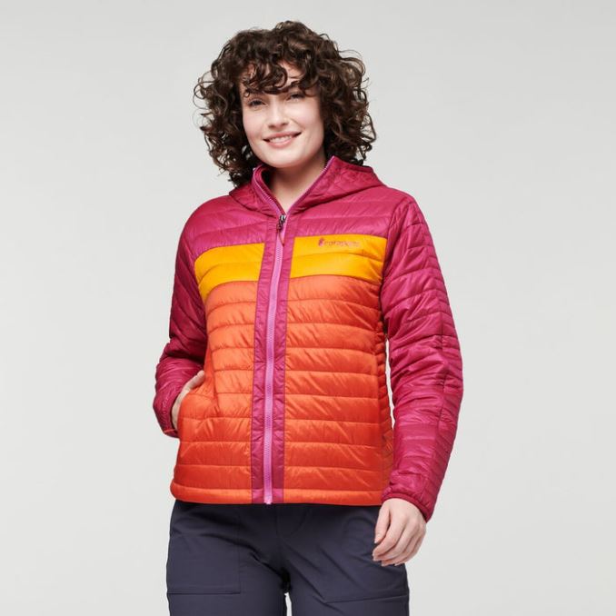 Capa Chaqueta Con Capucha Y Aislamiento Mujer Cotopaxi Moda Raspberry-canyon