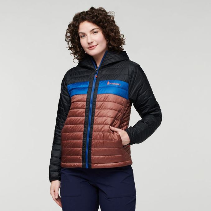 Capa Chaqueta Con Capucha Y Aislamiento Mujer Origin Cotopaxi Black-chestnut