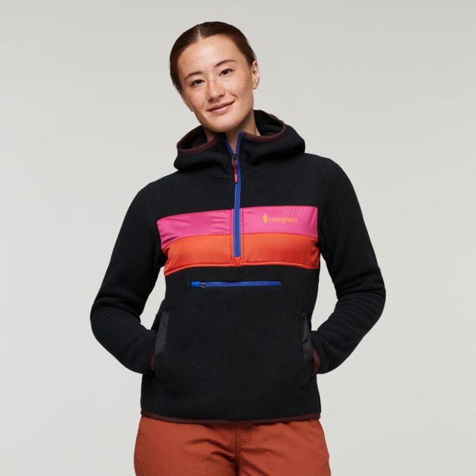 Chaqueta Polar Con Media Cremallera Y Capucha Teca Reciclado Mujer Camino A La Fama Marcas Cotopaxi