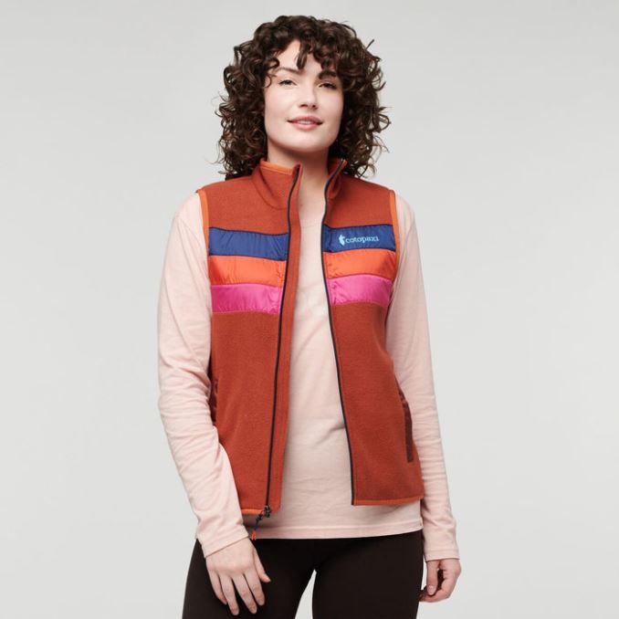 Cotopaxi Teca Chaleco Polar Mujer Marca Cajun Especias