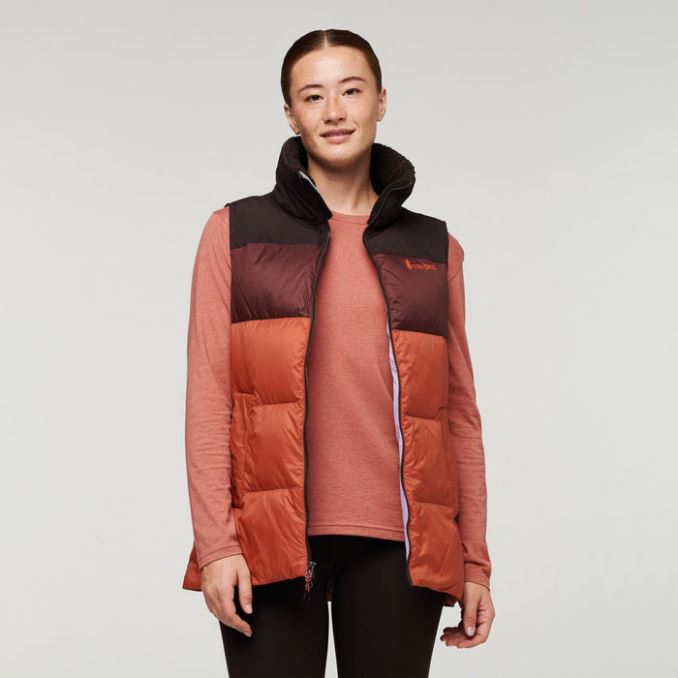 Chaleco De Plumas Origin Cotopaxi Cavern-spice Solazo Mujer