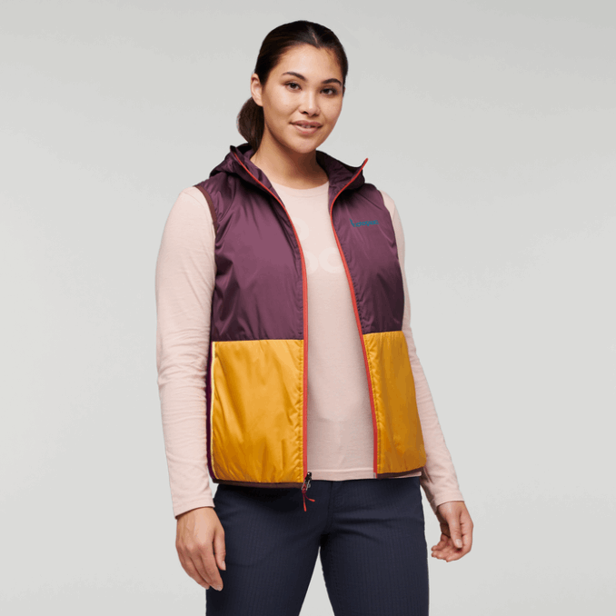 Teca Cálido Hooded Vest Women Cotopaxi Hot Provence