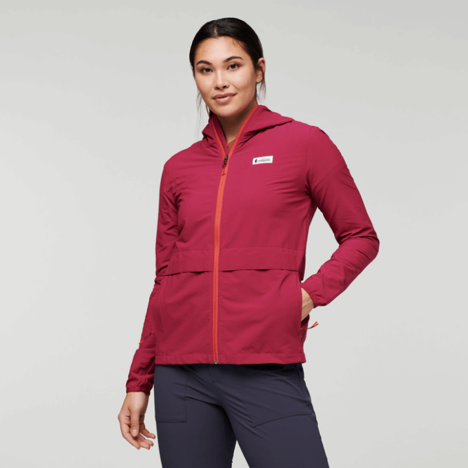 Cotopaxi Viento Chaqueta Viaje Mujer Original Frambuesa