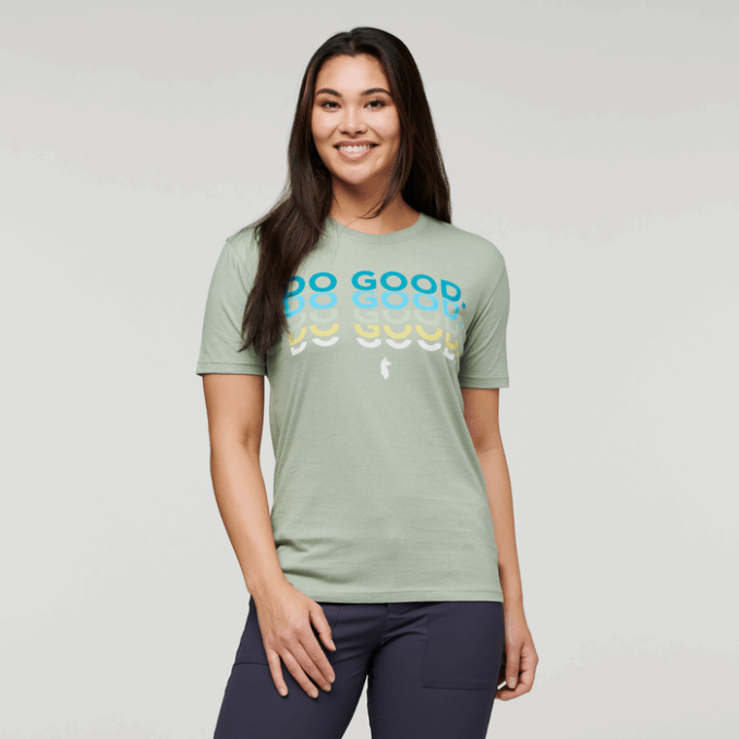 Do Good Repeat Camiseta Mujer Hoja De Plata Origen Cotopaxi