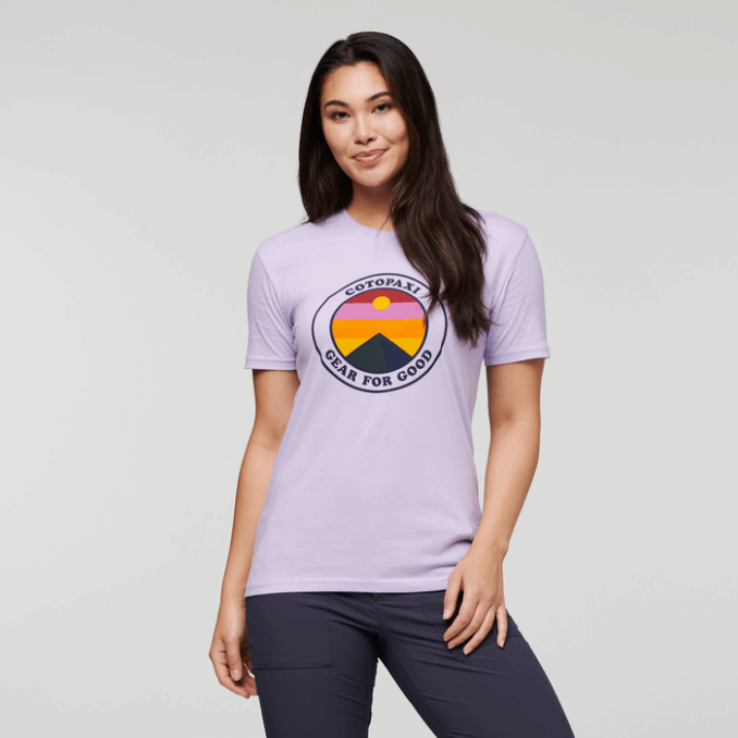 Cotopaxi Camiseta Del Lado Soleado De Las Mujeres Cardo Nuevo