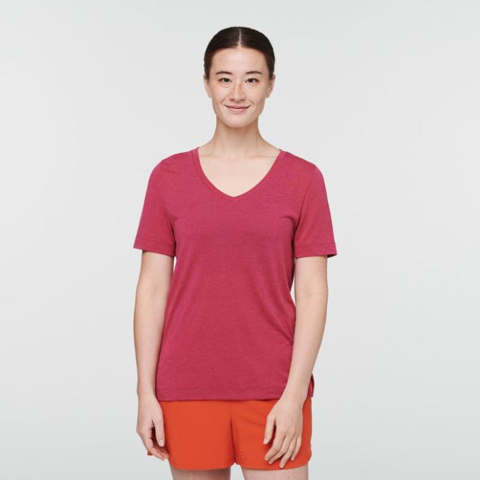 Raspberry Paseo Travel Camiseta Mujer Marcas Cotopaxi