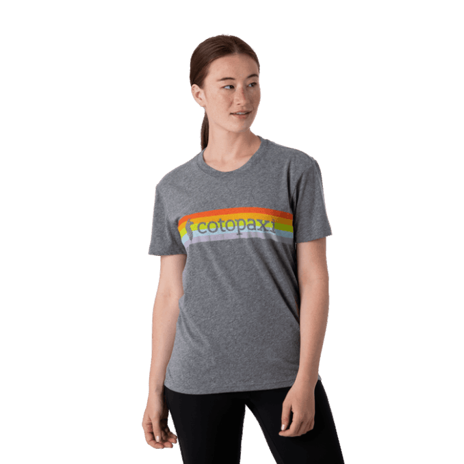 Camiseta On The Horizon Mujer Cotopaxi Gris Jaspeado Colecciones