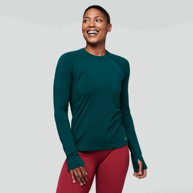 Cotopaxi Deep Ocean Caliente Liso Capa Base Parte Superior Mujeres