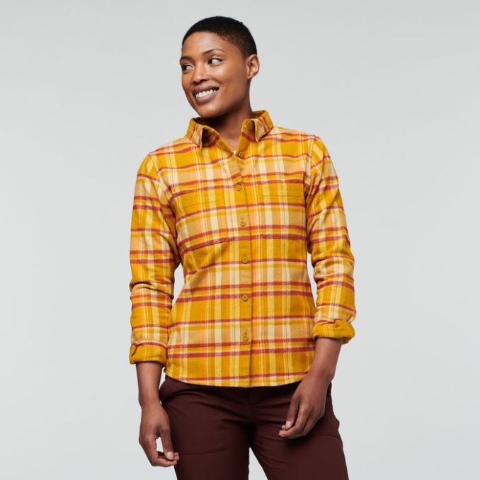 Amber Plaid Mero Camisa De Franela Mujer Nuevo Cotopaxi