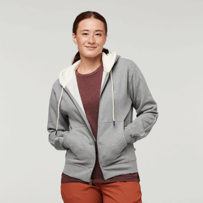 Cotopaxi Gris Jaspeado Do Good Sudadera Orgánica Con Cremallera Completa Mujer Colecciones