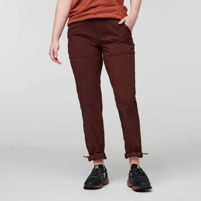 Pantalon Subo Castaño Mujer Cotopaxi Moda