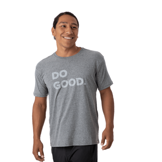 Cotopaxi Do Good Camiseta Hombre Gris Jaspeado Original