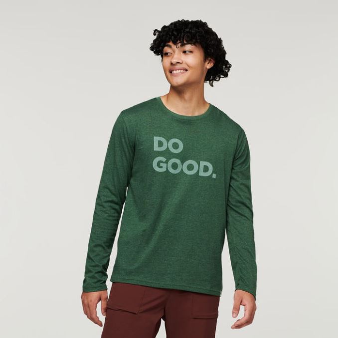 Origins Do Good Camiseta Manga Larga Hombre Cotopaxi Forest