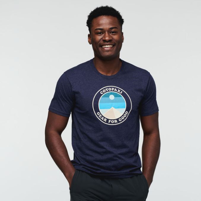 Camiseta De Lado Soleado Marítimo Hombres Orígenes De Cotopaxi