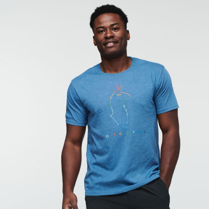 Camiseta Electric Llama Hombre Cotopaxi Colecciones Denim