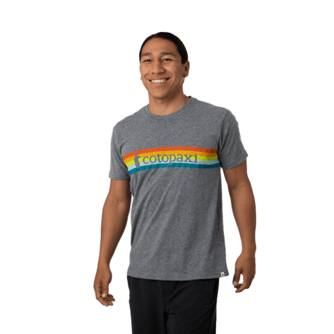 Camiseta On The Horizon Hombre Marcas Gris Jaspeado Cotopaxi