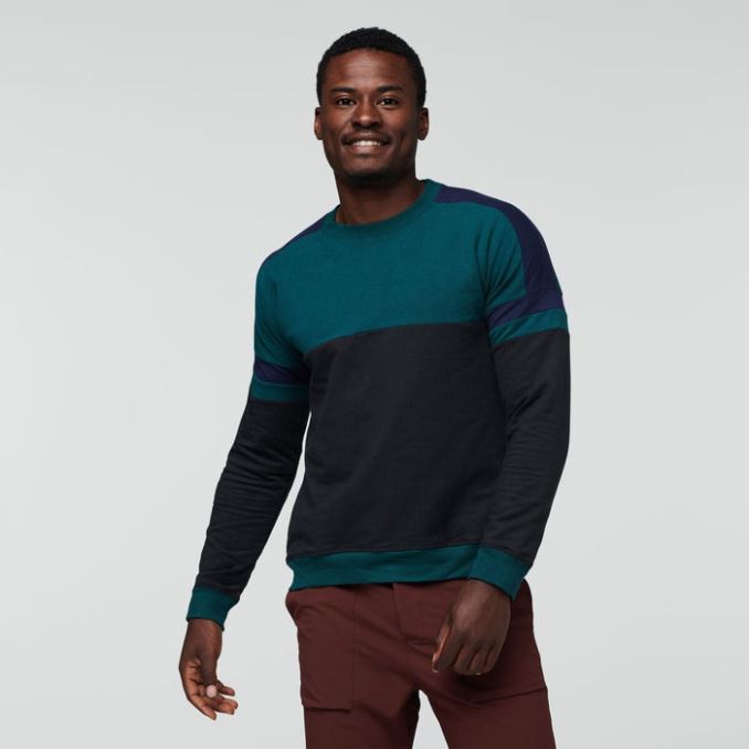 Sudadera Cotopaxi Bandera Hombre Origin Deep Ocean-black