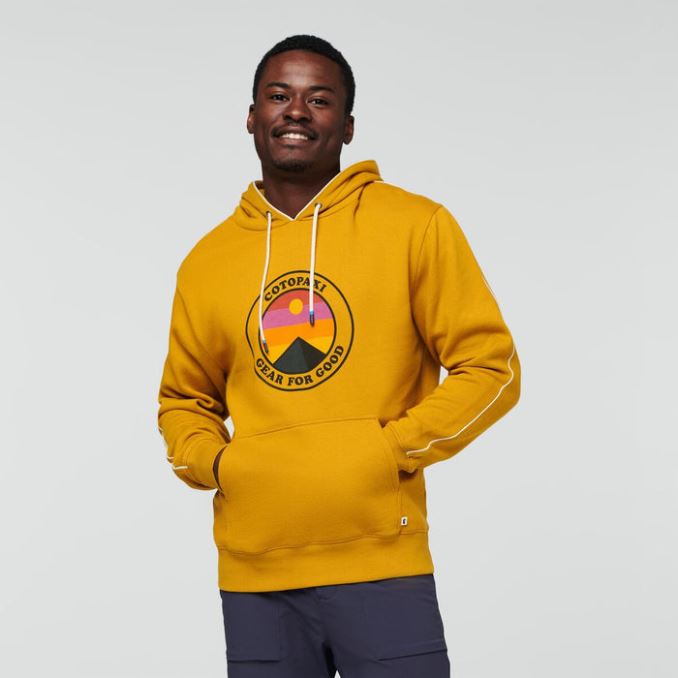ámbar Marcas Cotopaxi Lado Soleado Orgánico Sudadera Con Capucha Hombres