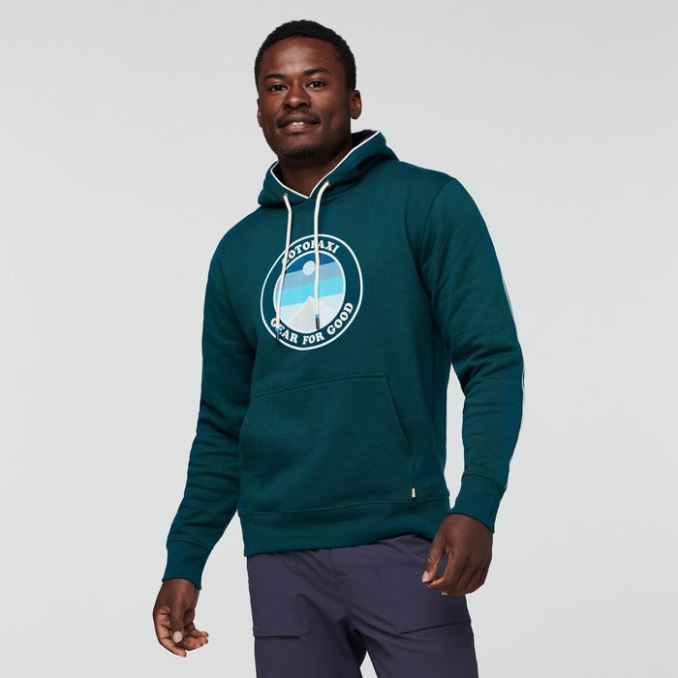 Deep Ocean Original Sunny Side Organic Sudadera Con Capucha Hombre Cotopaxi