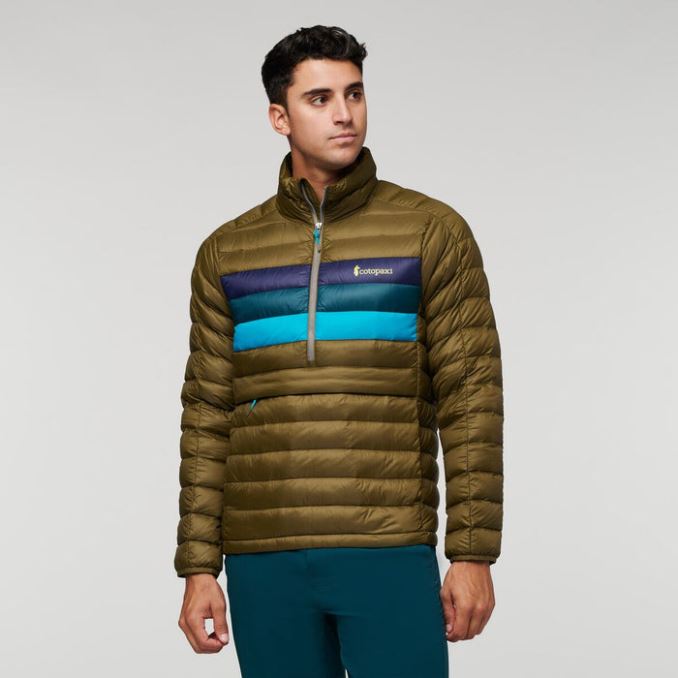 Jersey Plumón Fuego Colección Hombre Roble Rayas Cotopaxi