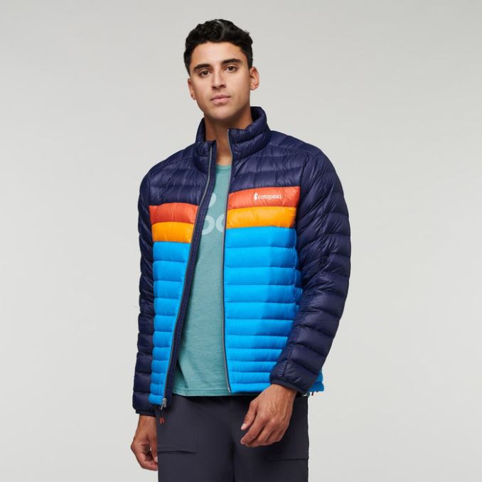 Cotopaxi Fuego Chaqueta De Plumas Hombre Maritima-agua Salada Marcas