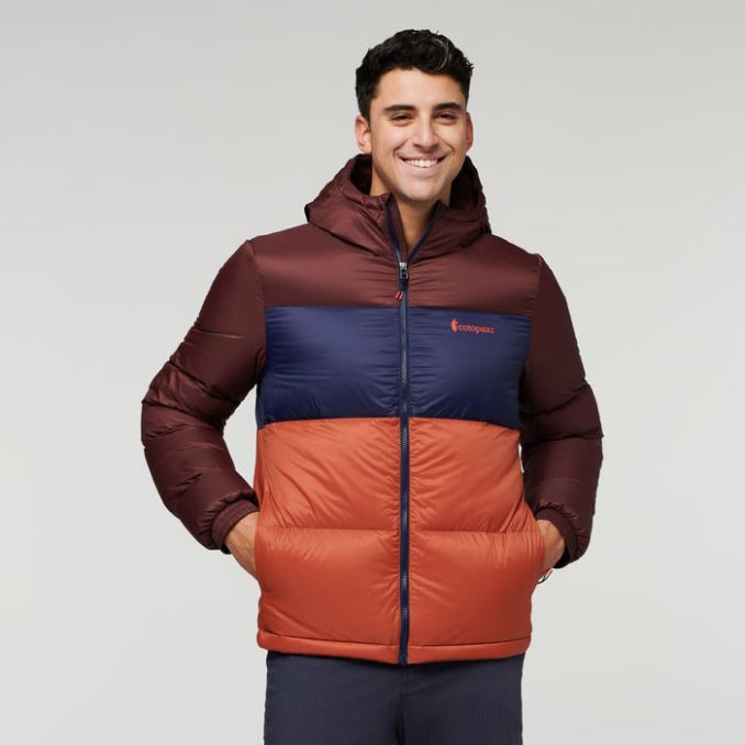 Cotopaxi Solazo Chaqueta De Plumas Con Capucha Hombre Original Castaño-especia