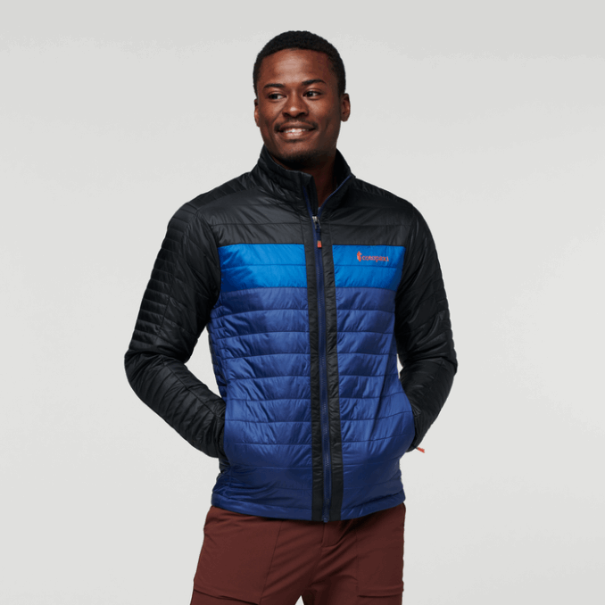 Hot Black-maritime Capa Chaqueta Aislante Hombres Cotopaxi