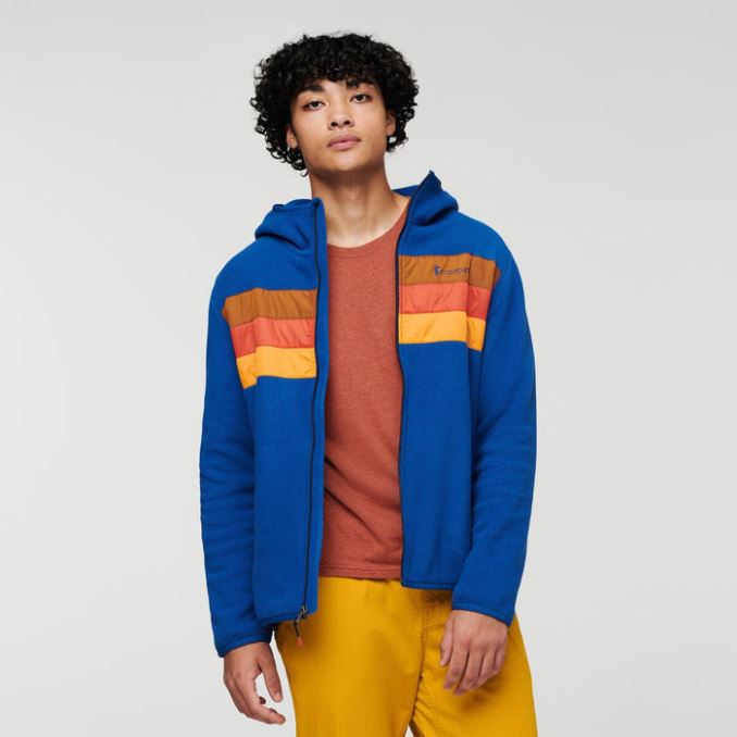 Chaqueta De Polar Con Capucha Y Cremallera Completa Teca Hombres Marca Gulf Shores Cotopaxi