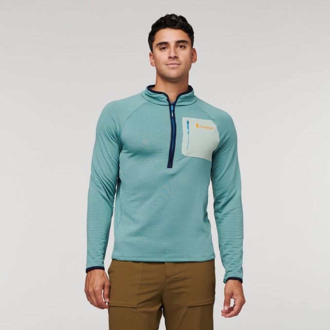 Cotopaxi Otero Jersey Polar Media Cremallera Hombre Colecciones Bluegrass