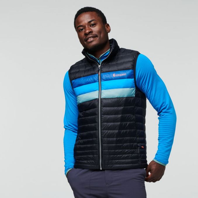 Black-pacific Cotopaxi Marca Fuego Abajo Chaleco Hombres