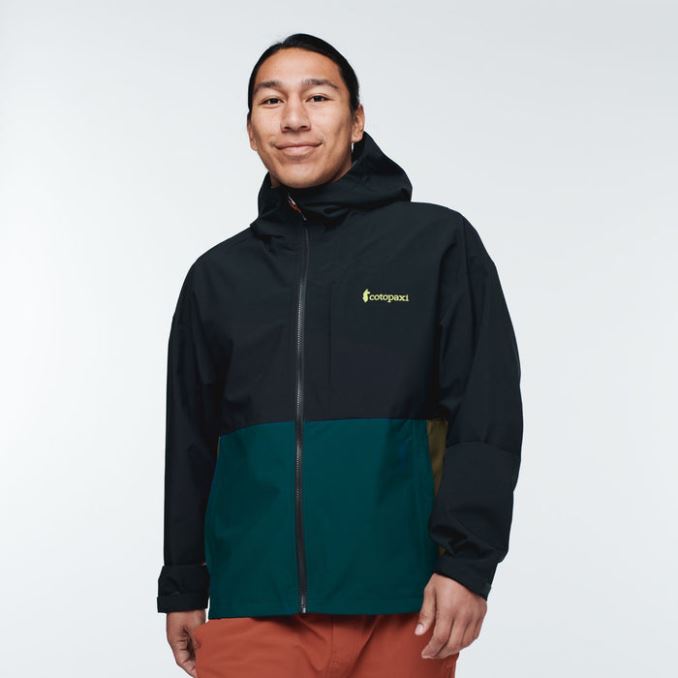 Colecciones Cotopaxi Negro Cielo Chubasquero Hombre