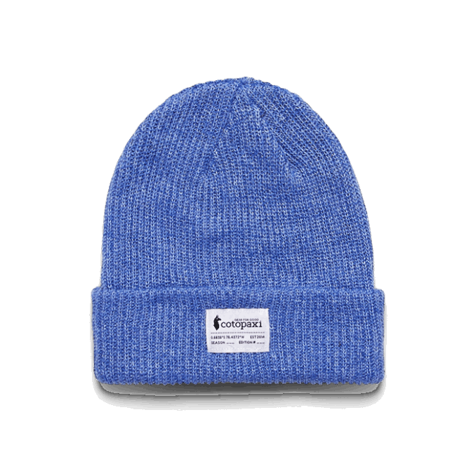 Colección Cotopaxi Blue Violet Wharf Beanie Parche Cotopaxi