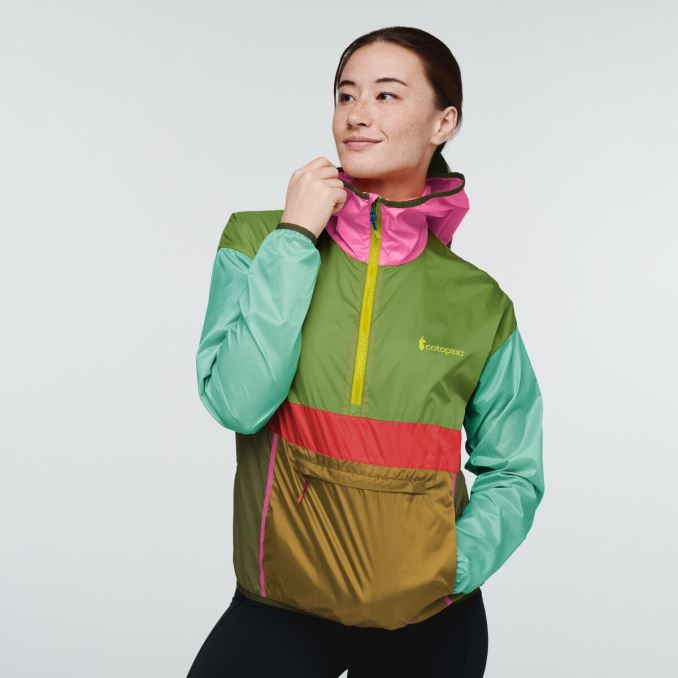 Postal Teca Cortavientos Media Cremallera Mujer Colección Cotopaxi