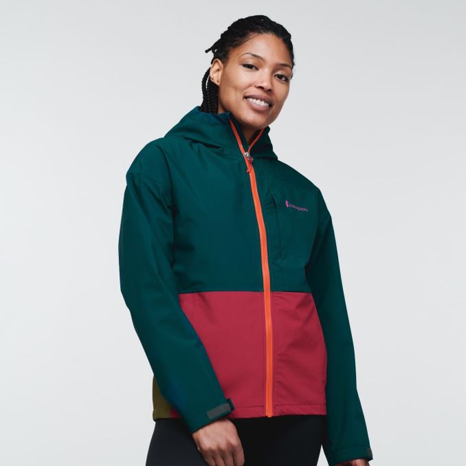 Chubasquero Mujer Original Deep Ocean Cotopaxi Cielo