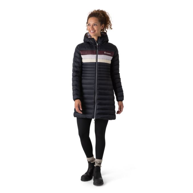 Cotopaxi Black Stripes Fuego Down Parka Mujer Marca