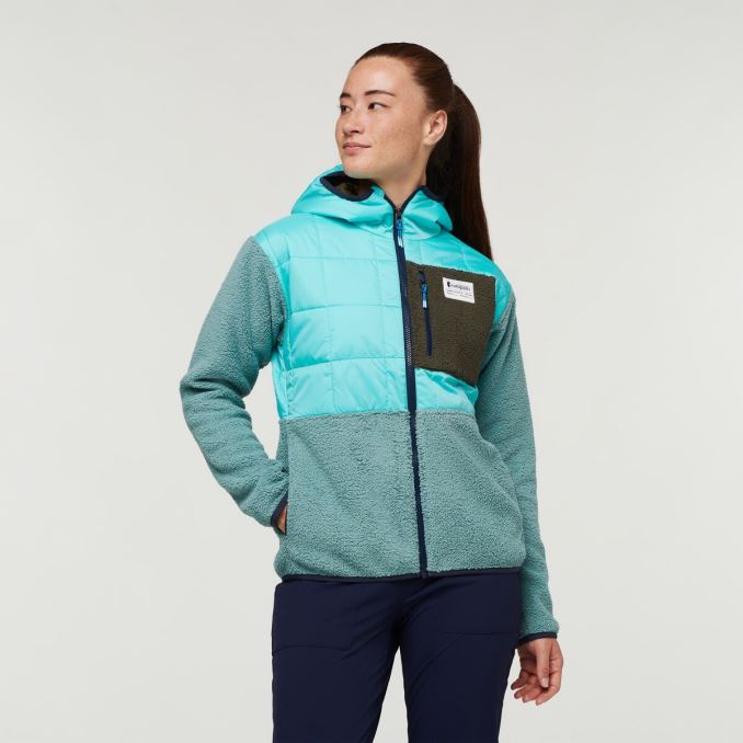 Cotopaxi Original Sky-bluegrass Trico Chaqueta Híbrida Mujer
