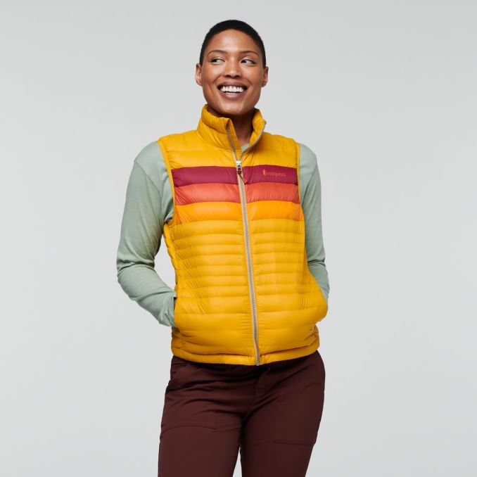 New Amber Stripes Fuego Chaleco Mujer Cotopaxi