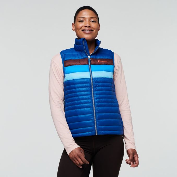 Fuego Chaleco Mujer Cotopaxi Pacific Rayas Moda