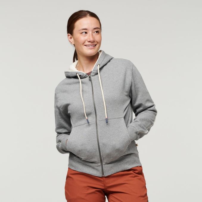 Gris Jaspeado Cotopaxi Do Good Sudadera Orgánica Con Cremallera Completa Mujer Colecciones
