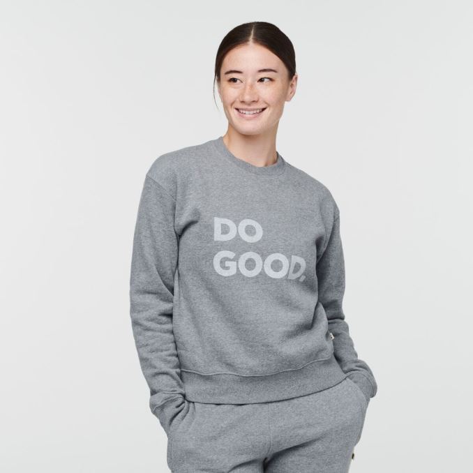 Gris Jaspeado Do Good Crew Sudadera Mujer Cotopaxi Brand