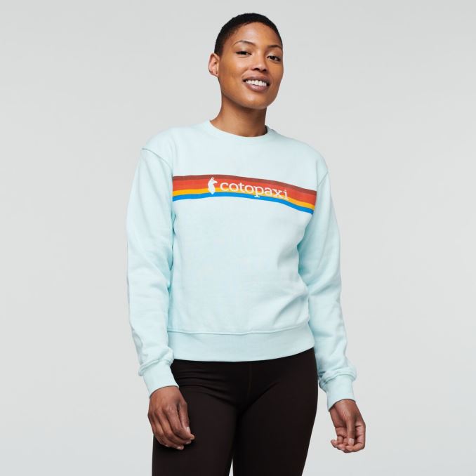 Sudadera De Moda Ice Cotopaxi On The Horizon Organic Crew Mujer