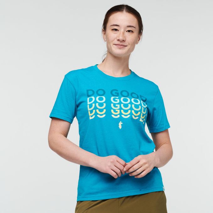 Do Good Repeat Camiseta Mujer Cotopaxi Origen Mineral Azul