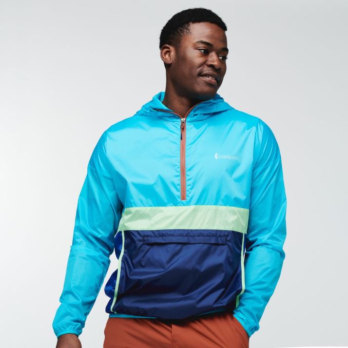 Colección Teca Cortavientos Media Cremallera Hombre Sea Salt Cotopaxi