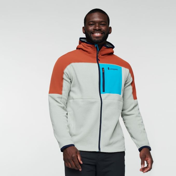 Abrazo Chaqueta Polar Con Capucha Y Cremallera Completa Hombres Cotopaxi Original Spice-brush