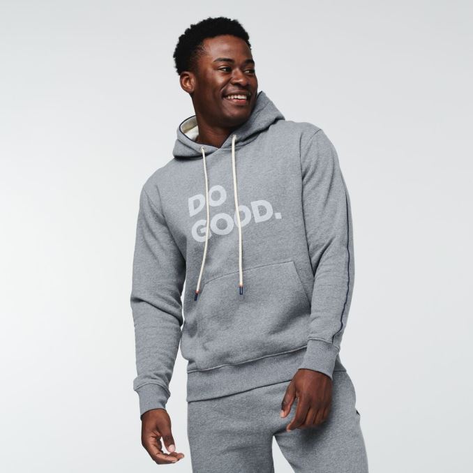 Do Good Hoodie Men Heather Grey Moda Cotopaxi