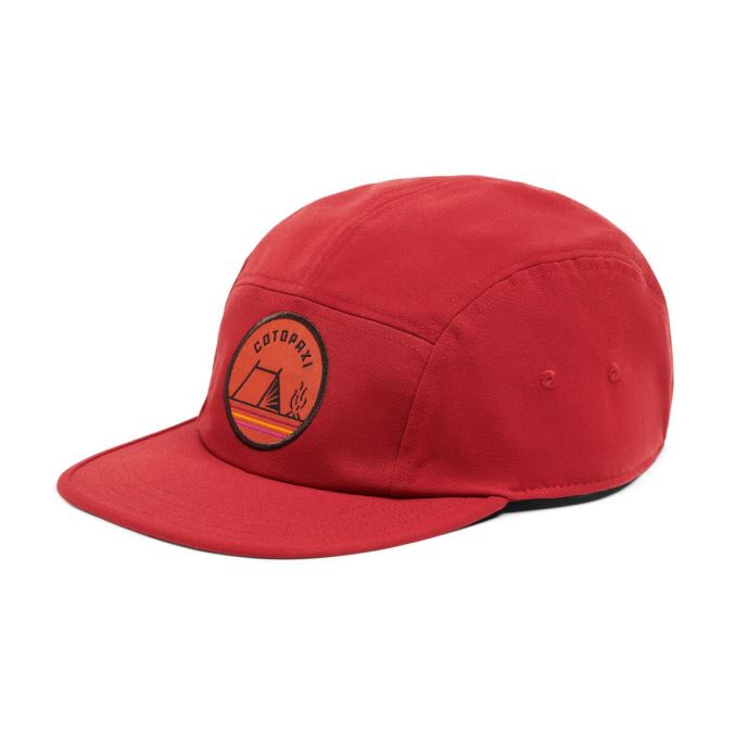Gorra Original Cotopaxi Camp Life 5 Paneles Grosella